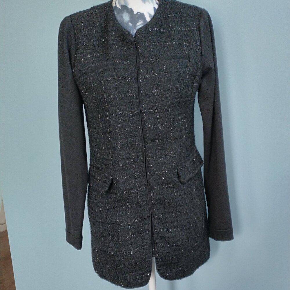 Jessica Tweed Boucle Metallic Jacket , new size 4